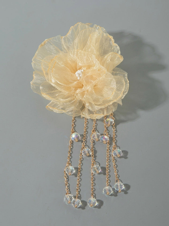 Pinces à cheveux à fleurs en 3D