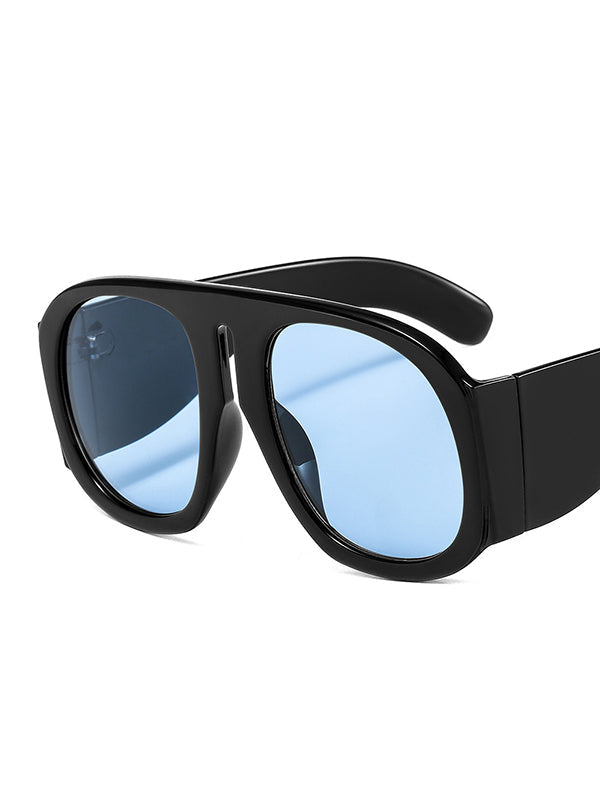 Lunettes de soleil géométriques anti-UV