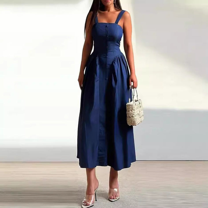 Valeria - Robe midi avec corset