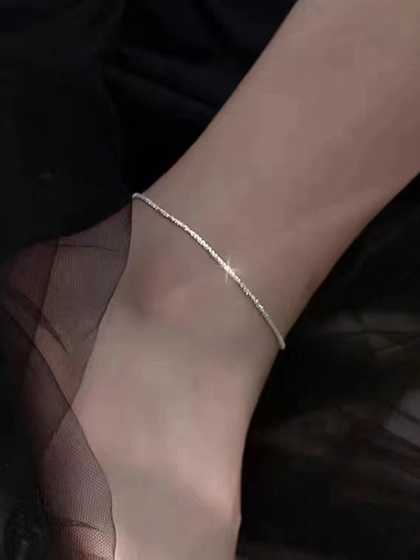 Bracelets de cheville brillants