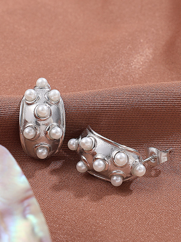Boucles d'oreilles pendantes géométriques