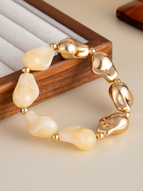 Parure bracelet et collier géométrique