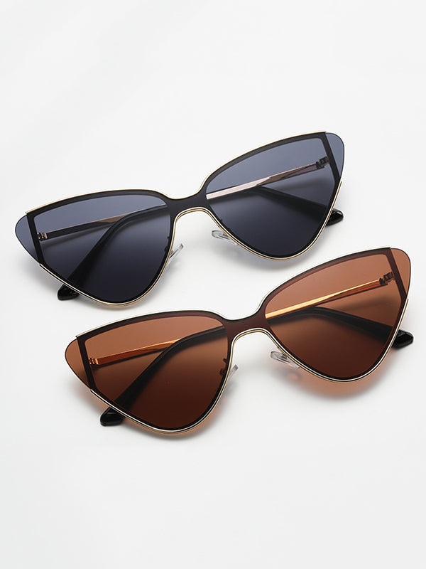 Lunettes de soleil géométriques anti-UV
