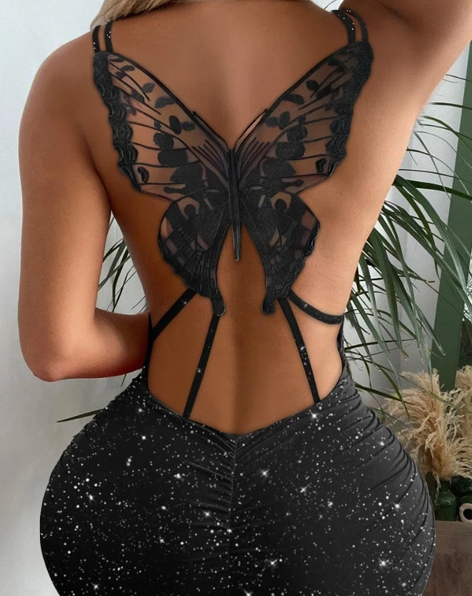 Celeste - Robe bodycon avec imprimé étoilé