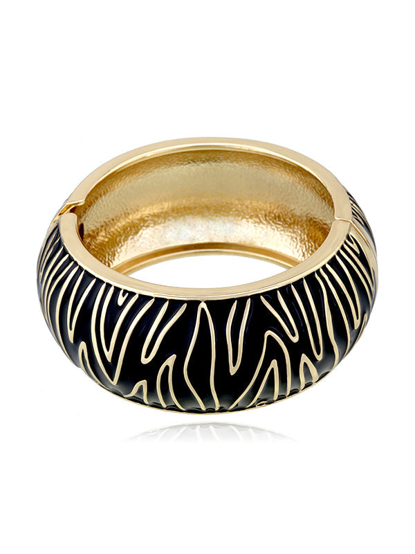 Accessoires pour bracelets géométriques à rayures zébrées