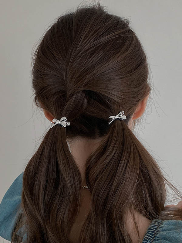 Pinces à cheveux à nœud