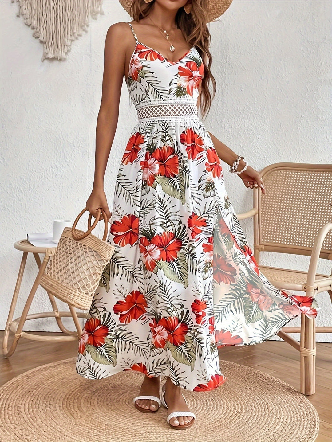 Tessa | Robe Maxi à Fleurs en Élégance Boho