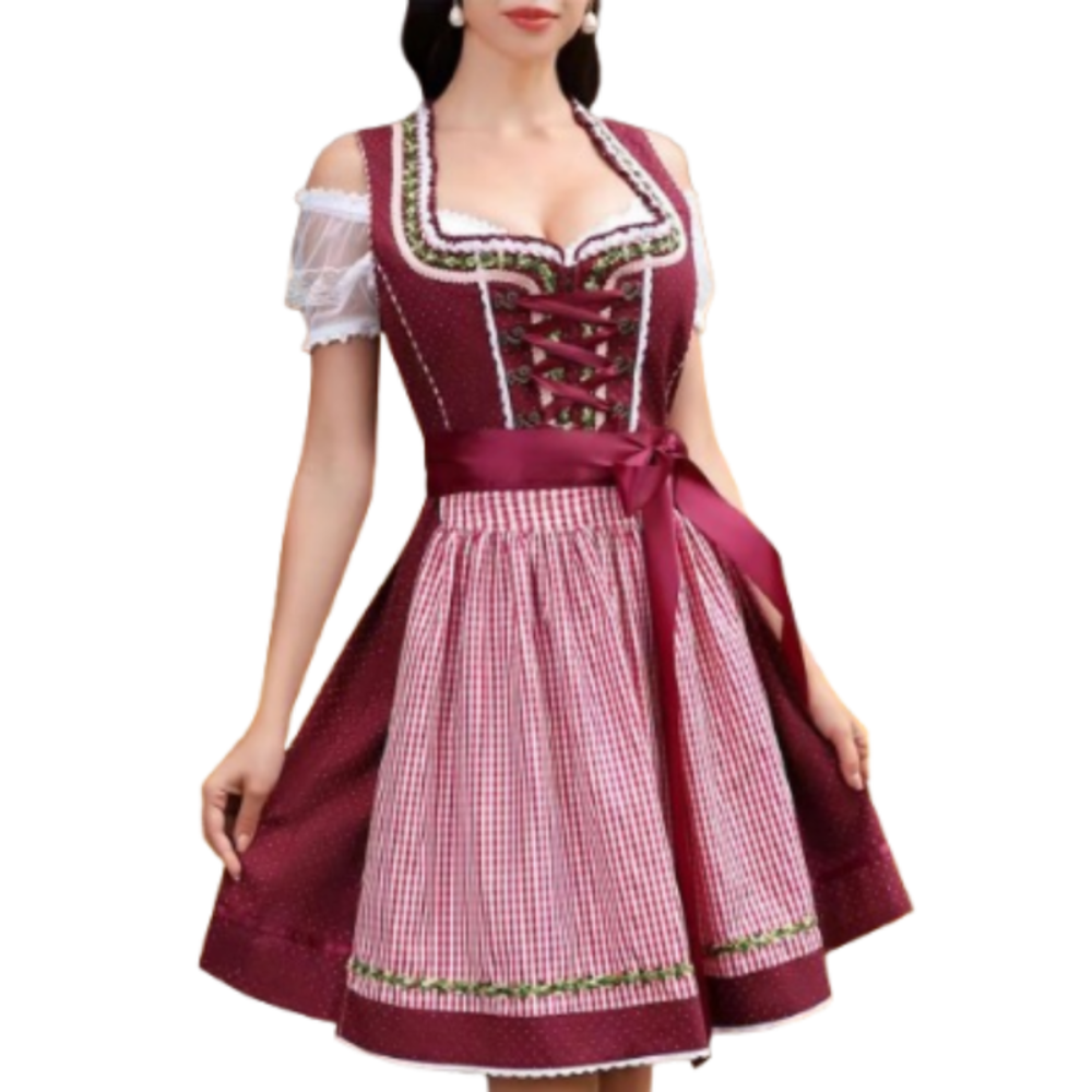 Robe traditionnelle élégante pour femmes | Robe Dirndl pour Oktoberfest