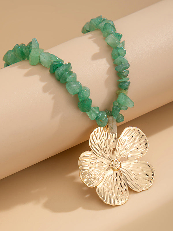 Collier en forme de fleur