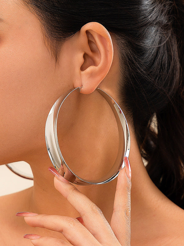 Boucles d'oreilles pendantes géométriques