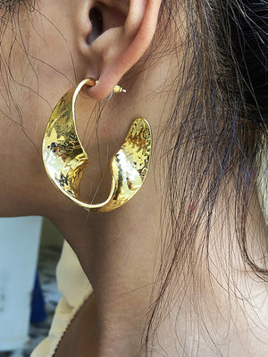 Boucles d'oreilles pendantes géométriques