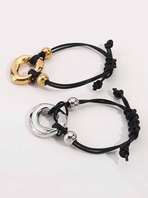 Parure bracelet et collier géométrique