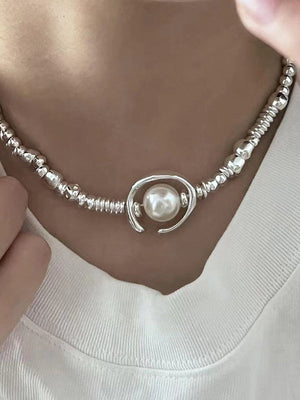 Collier géométrique à chaîne