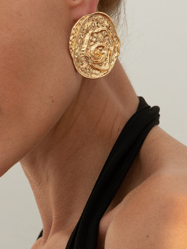 Boucles d'oreilles pendantes géométriques normcore