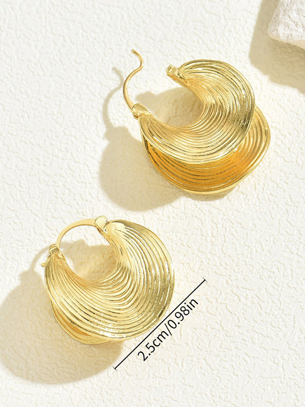 Boucles d'oreilles pendantes géométriques