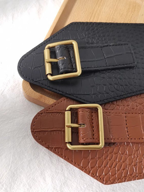 Boucle de ceinture Ceintures de taille géométriques à empiècements & Poignets de cuisse