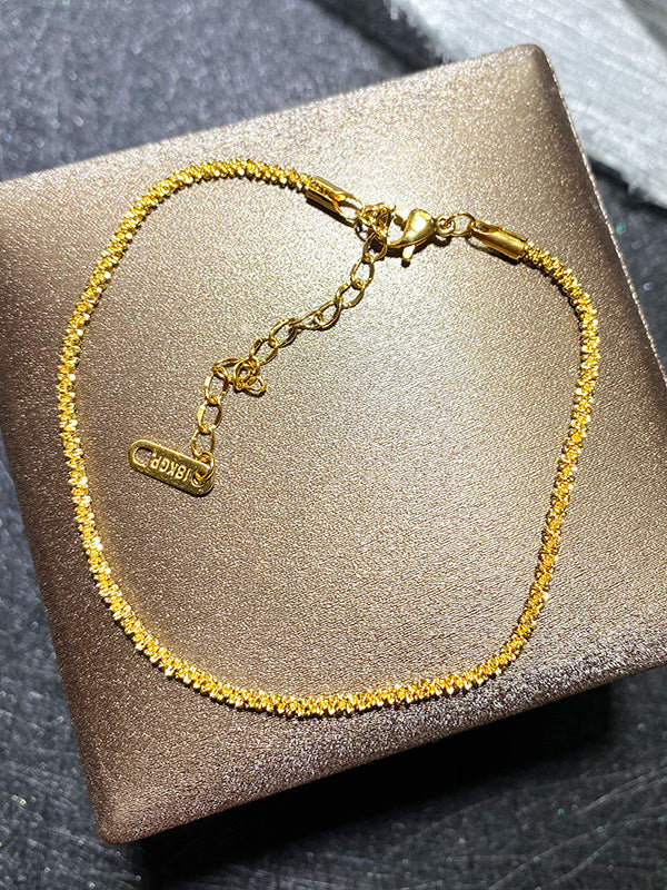 Bracelets de cheville brillants