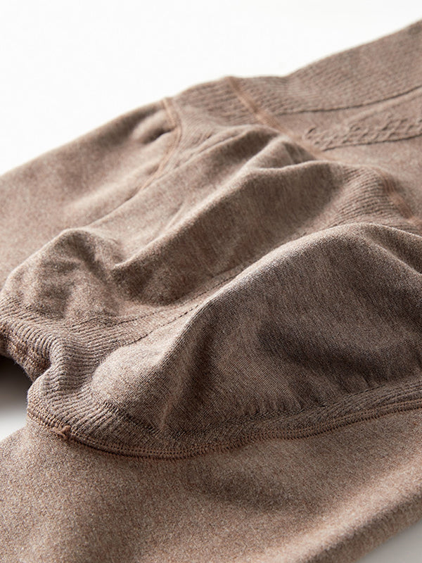Pantalon thermique décontracté en velours à jambes fines, garde au chaud, couleur unie