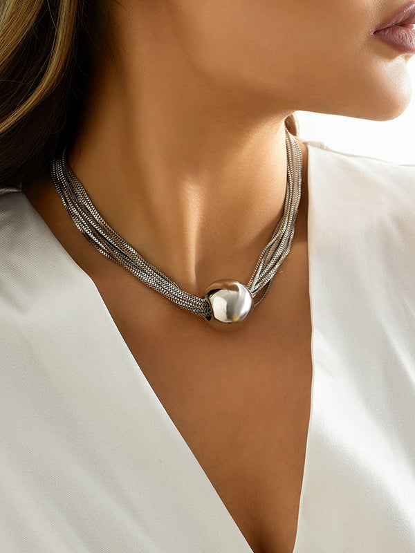 Collier élégant géométrique tendance