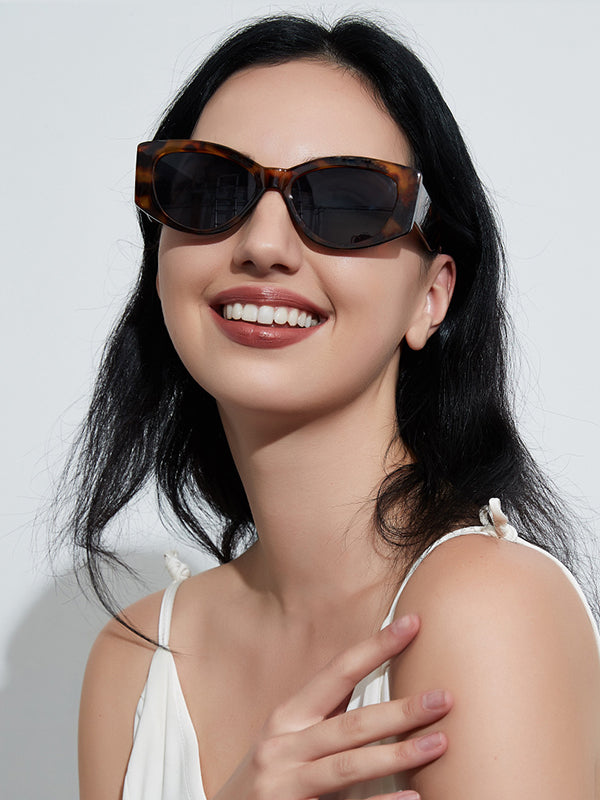 Lunettes de soleil géométriques anti-UV