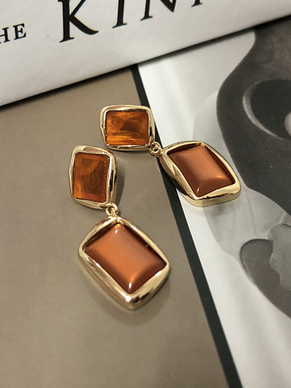 Boucles d'oreilles géométriques