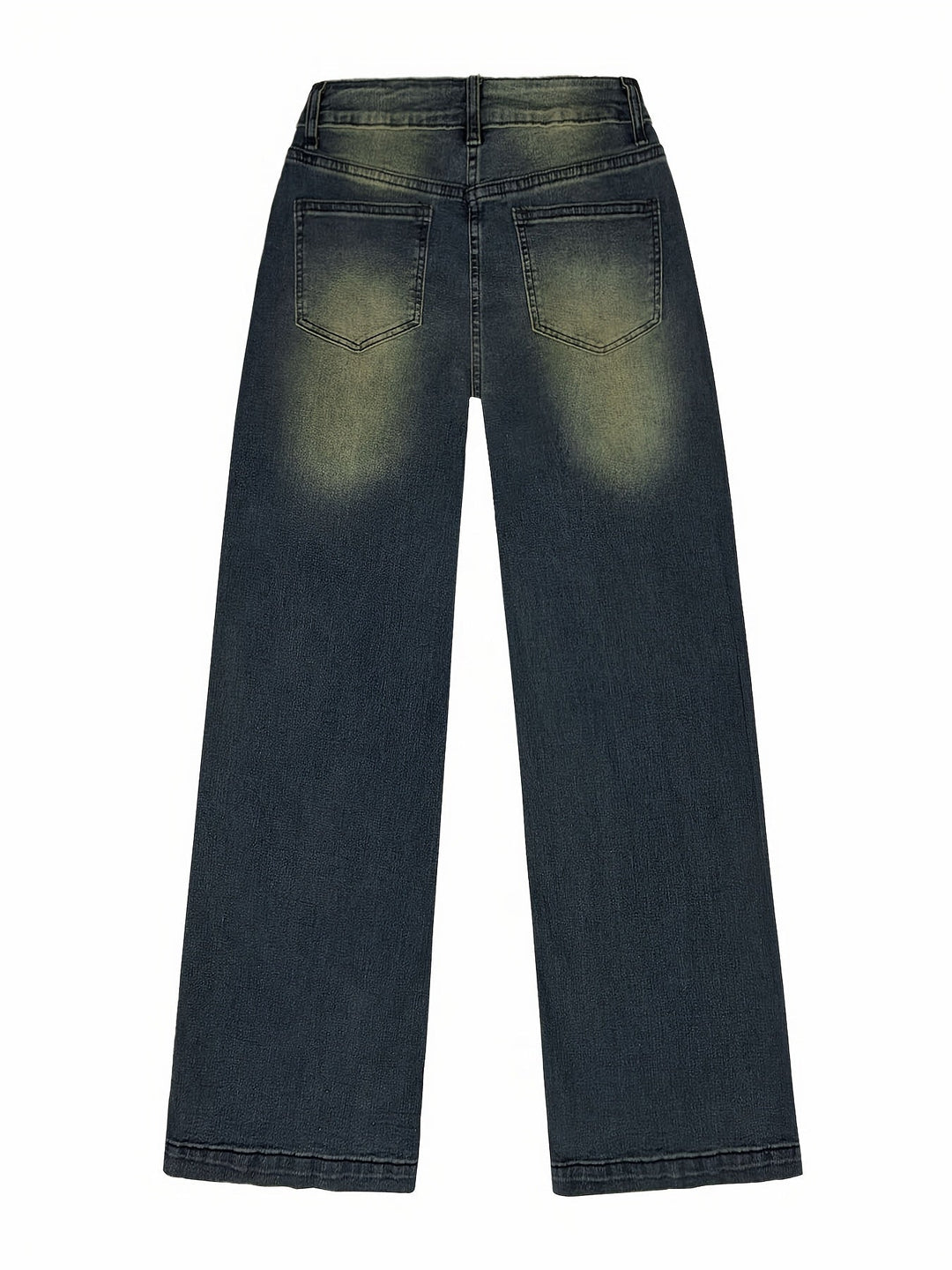 Jeans Baggy Femme | Jambe Large Avec Légère Lavage