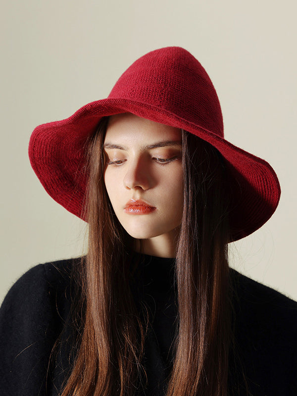 Chapeau de pêcheur de couleur unie