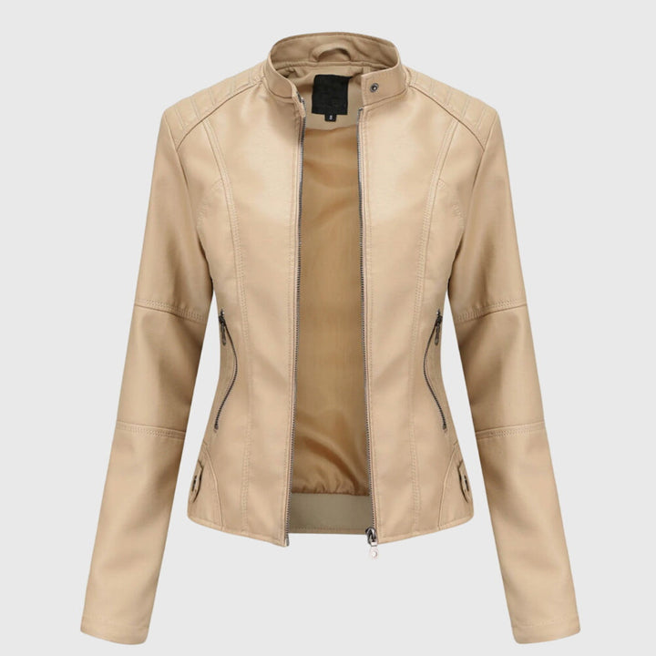 Sophie | Veste en cuir biker confortable pour femmes