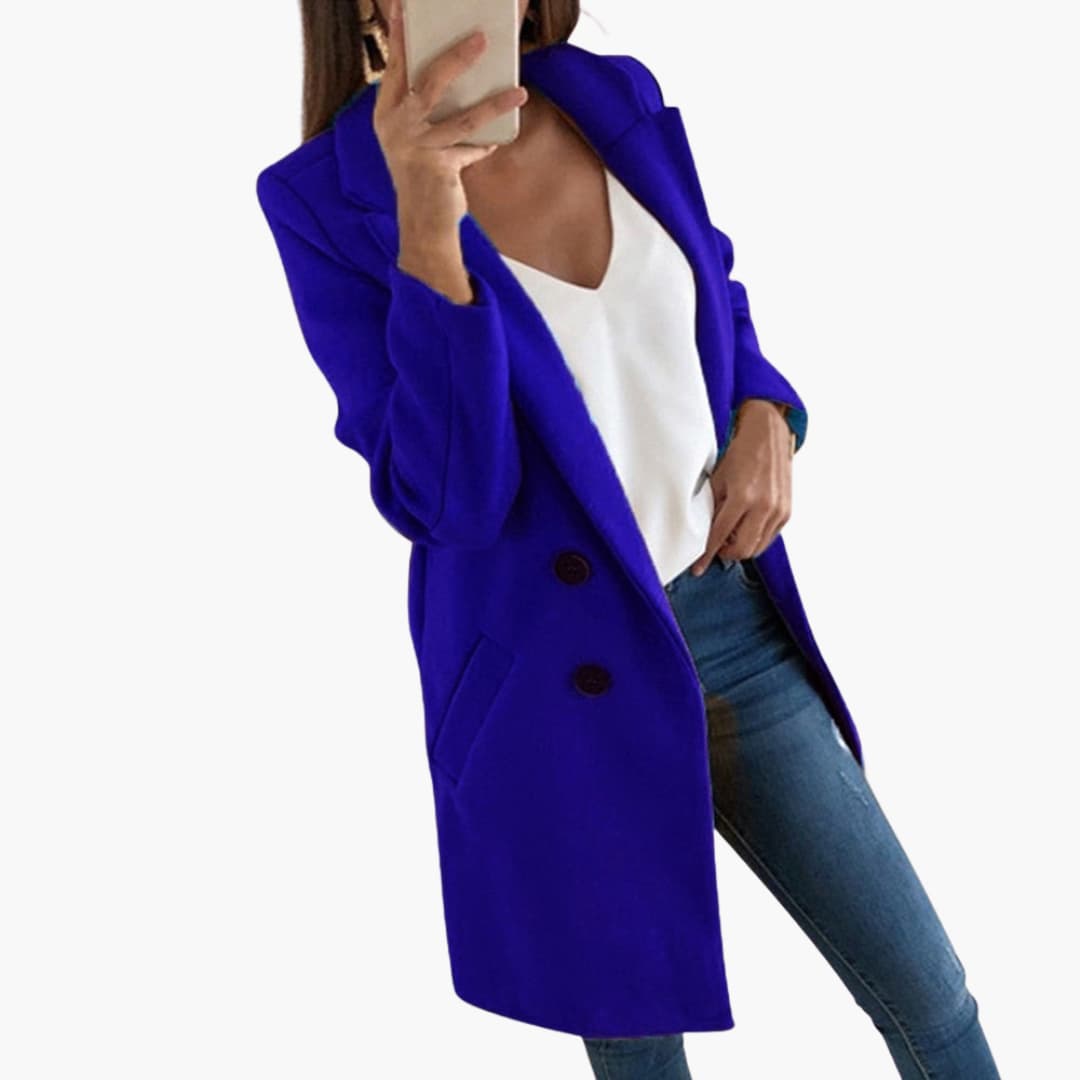 Manteau à fermeture éclair pour femmes