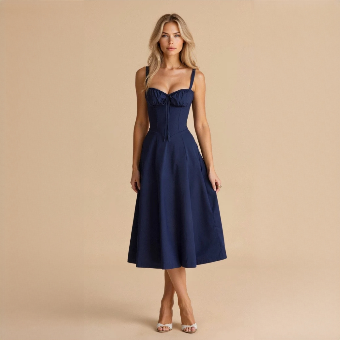 Liana - Robe midi chic