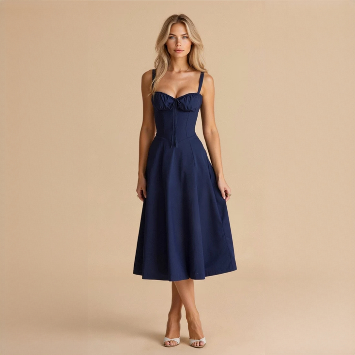 Liana - Robe midi chic