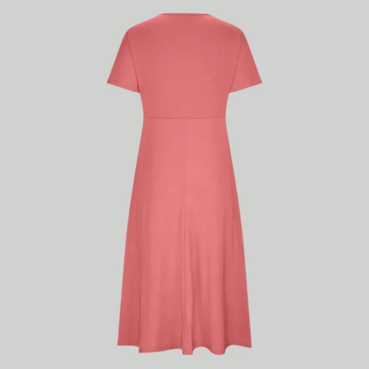 VIOLA - ROBE MIDI AVEC ENCOLURE CROISÉE