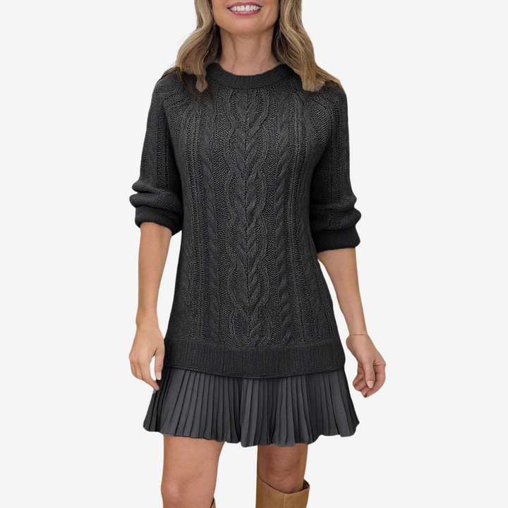 Trivora™ - Robe en Tricot Élégante et Chaude