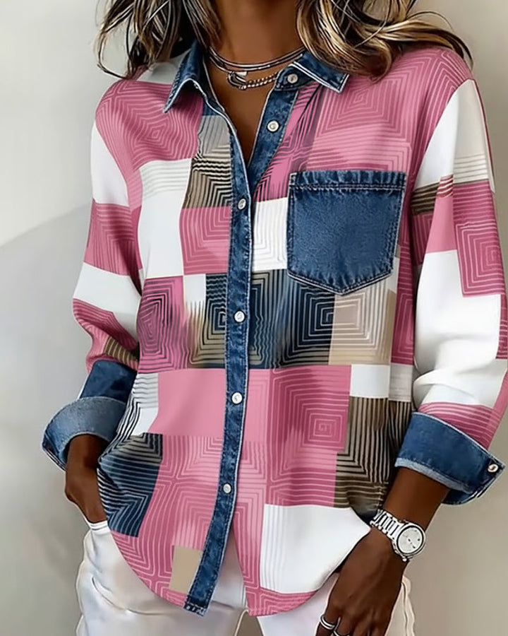 Lea | Chemisier moderne pour femmes avec un col tendance