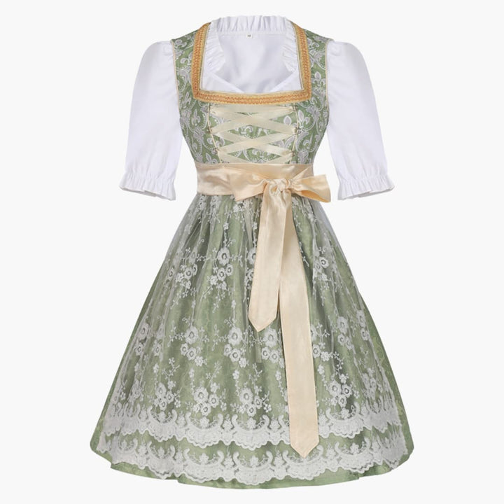 Robe Dirndl avec accents en dentelle pour femmes - Oktoberfest 2025