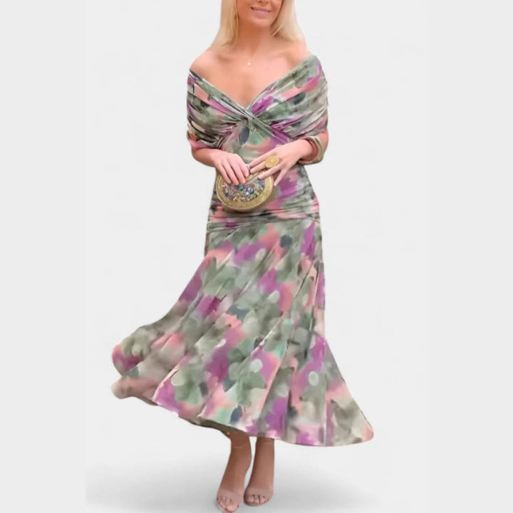 Lilian | Robe de Soirée Élégante Off-Shoulder pour Femmes
