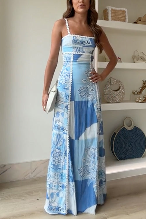 Loretta | Détail de nœud au dos Maxi Robe de Mariage Invitée
