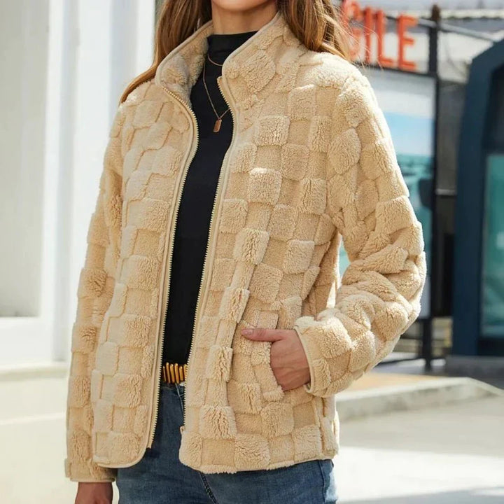Valentine - Veste d'hiver à carreaux pour femmes