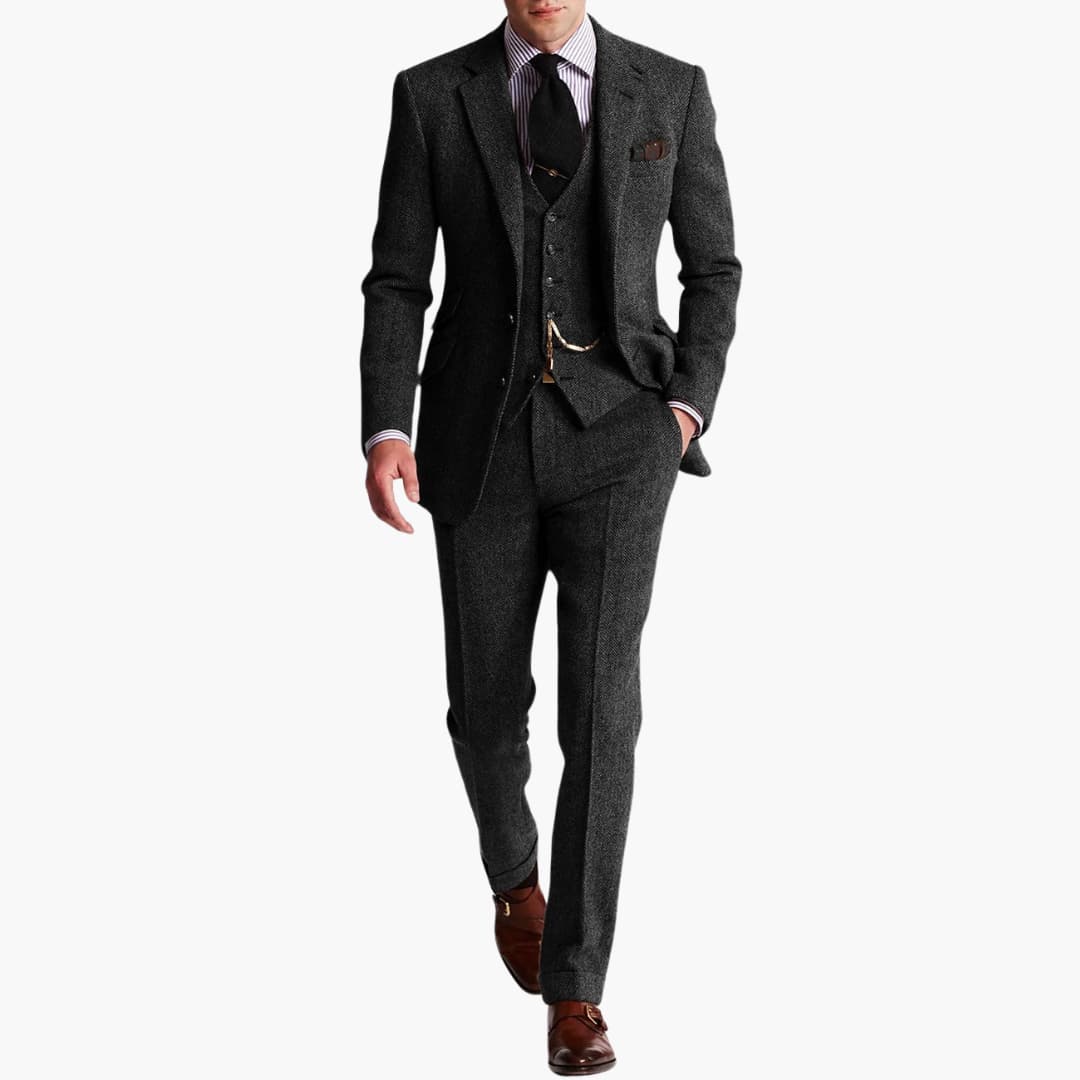 Costume de invité de mariage - style élégant pour hommes avec gilet