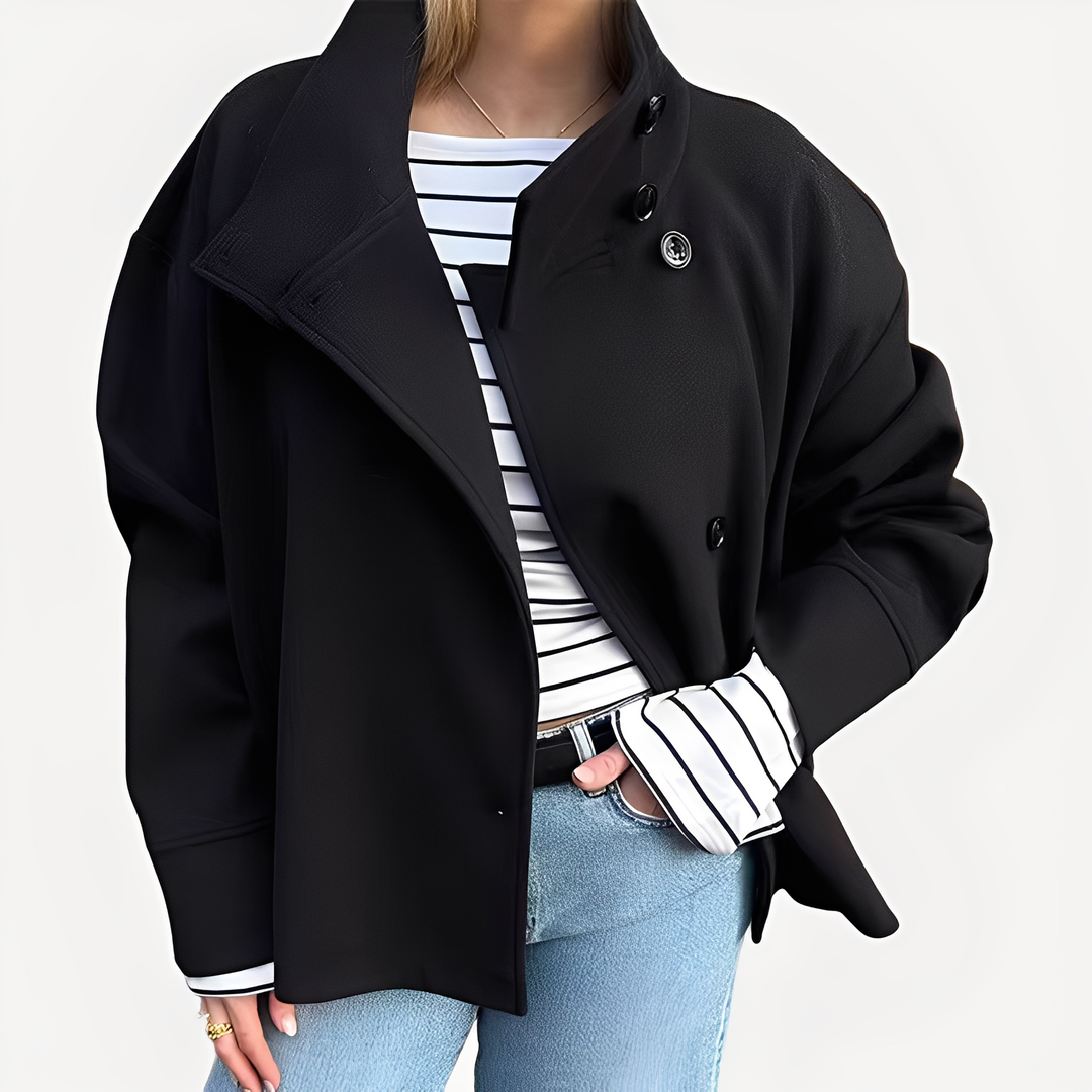 Carolyn - Manteau élégant pour femmes avec fermeture simple