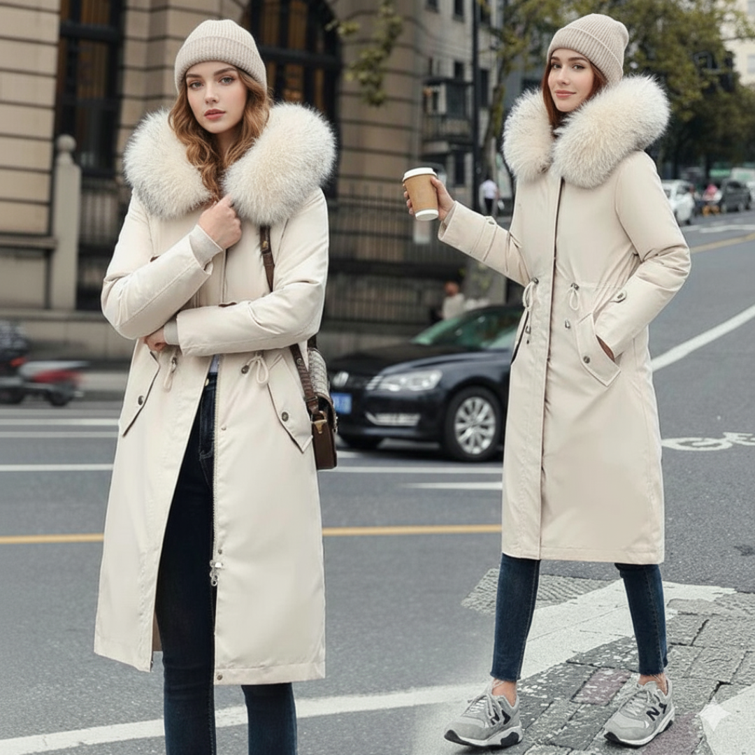 Frostra™ - Veste d'hiver pour femmes avec capuche et col doux