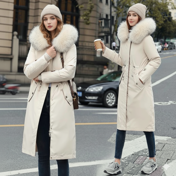 Frostra™ - Veste d'hiver pour femmes avec capuche et col doux
