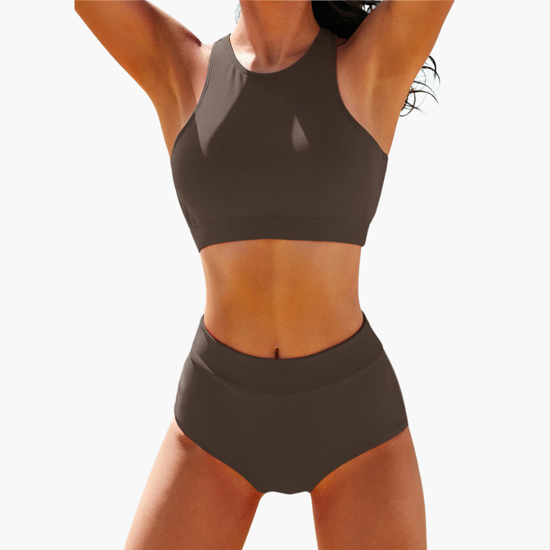 Bikini Sportif - Ensemble Bustier pour Femmes pour la Natation et l'Entraînement
