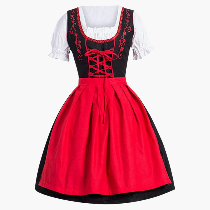 Dirndl traditionnel avec tablier pour femmes - Oktoberfest 2025