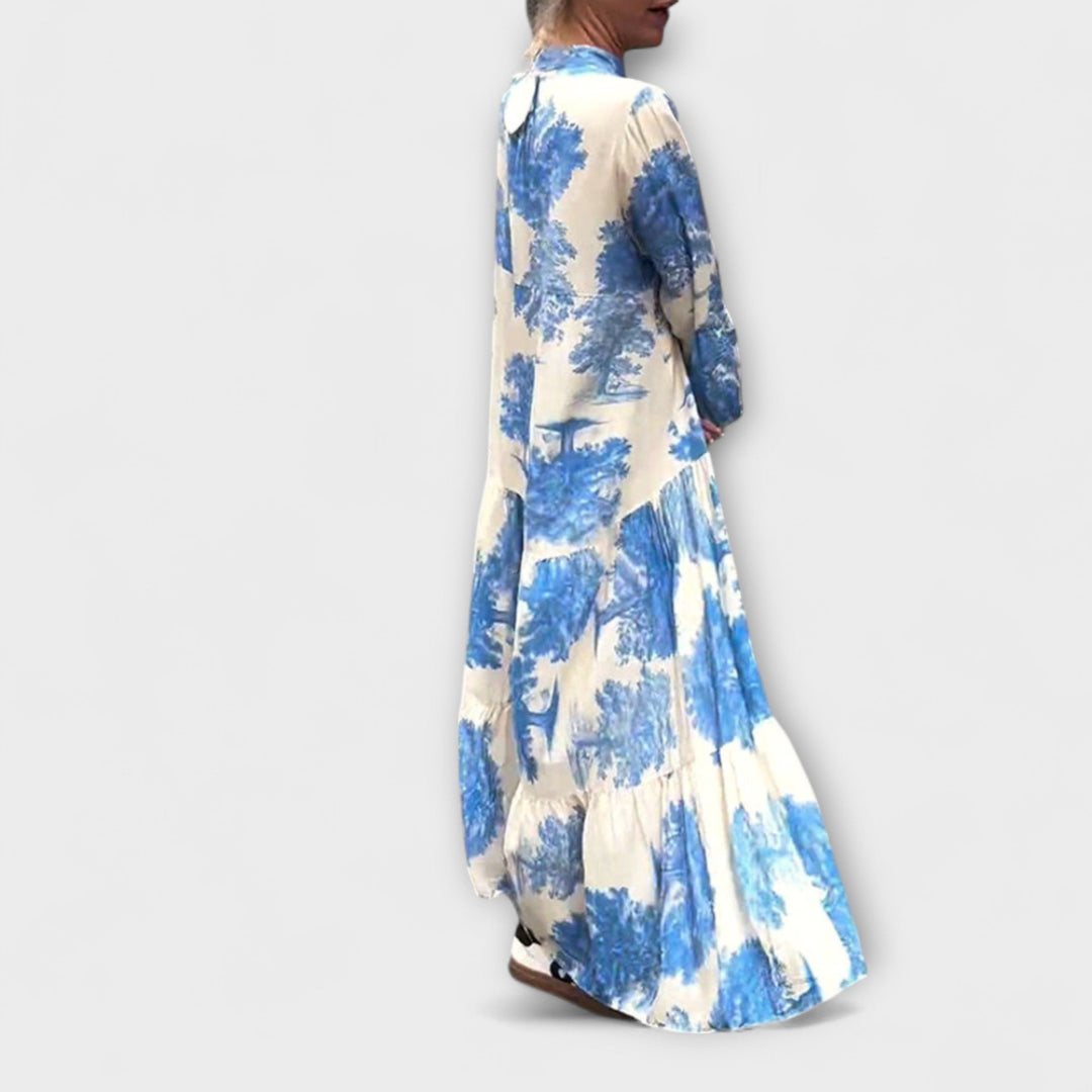Nerina - Robe Maxi Élégante avec Motif Floral