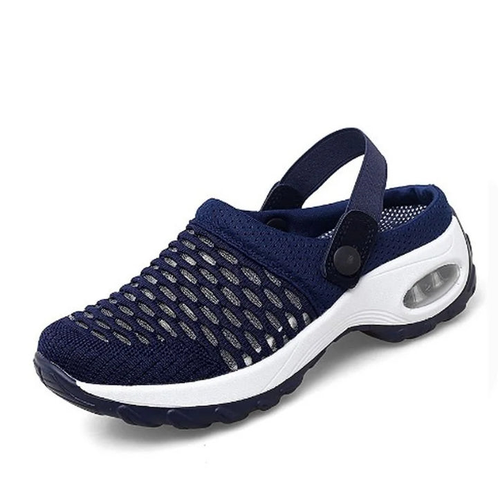 Henrike - Baskets Slip-On pour Femmes avec Mesh et Sangle