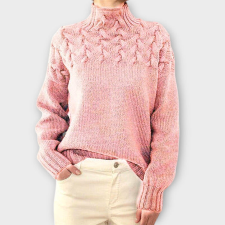 Julia | Pull en tricot torsadé pour femmes élégant et confortable
