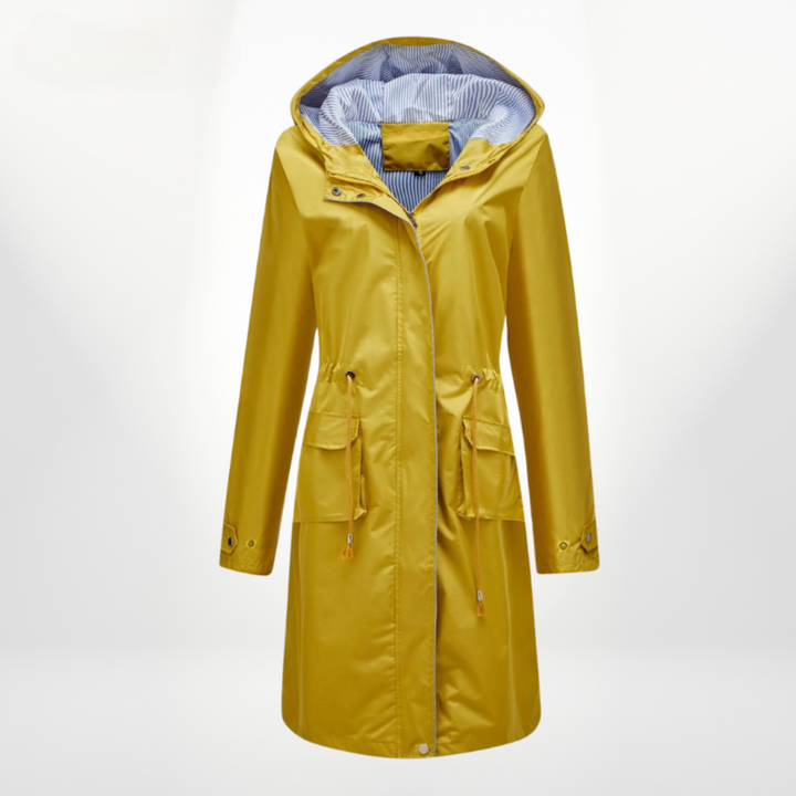 Manteau trench pour femmes avec capuche | Imperméable