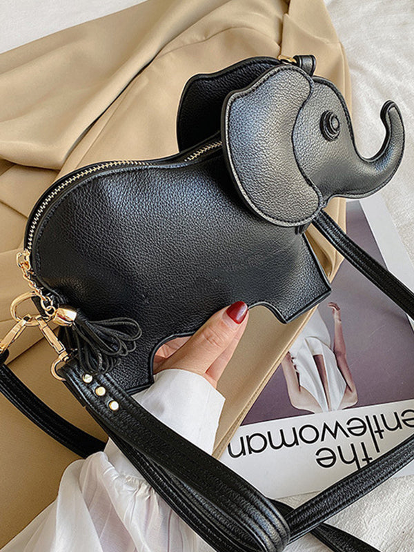 Sac à main en forme d'éléphant en PU