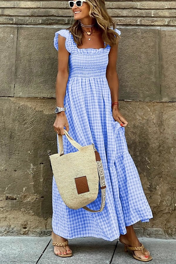 Hallie - Robe maxi rayée pour femmes